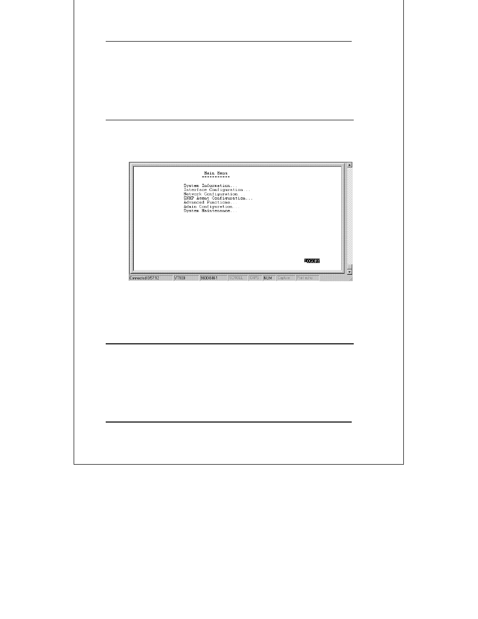 Console program main menu, System information | D-Link DI-1162 User Manual | Page 38 / 170