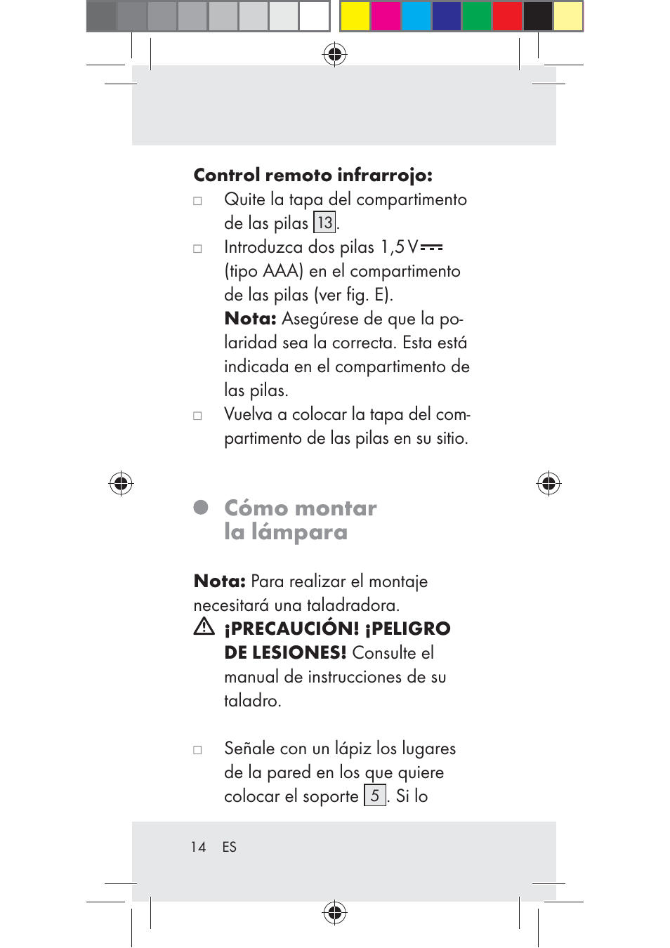 Cómo montar la lámpara | Livarno Z31206A-BS User Manual | Page 14 / 89