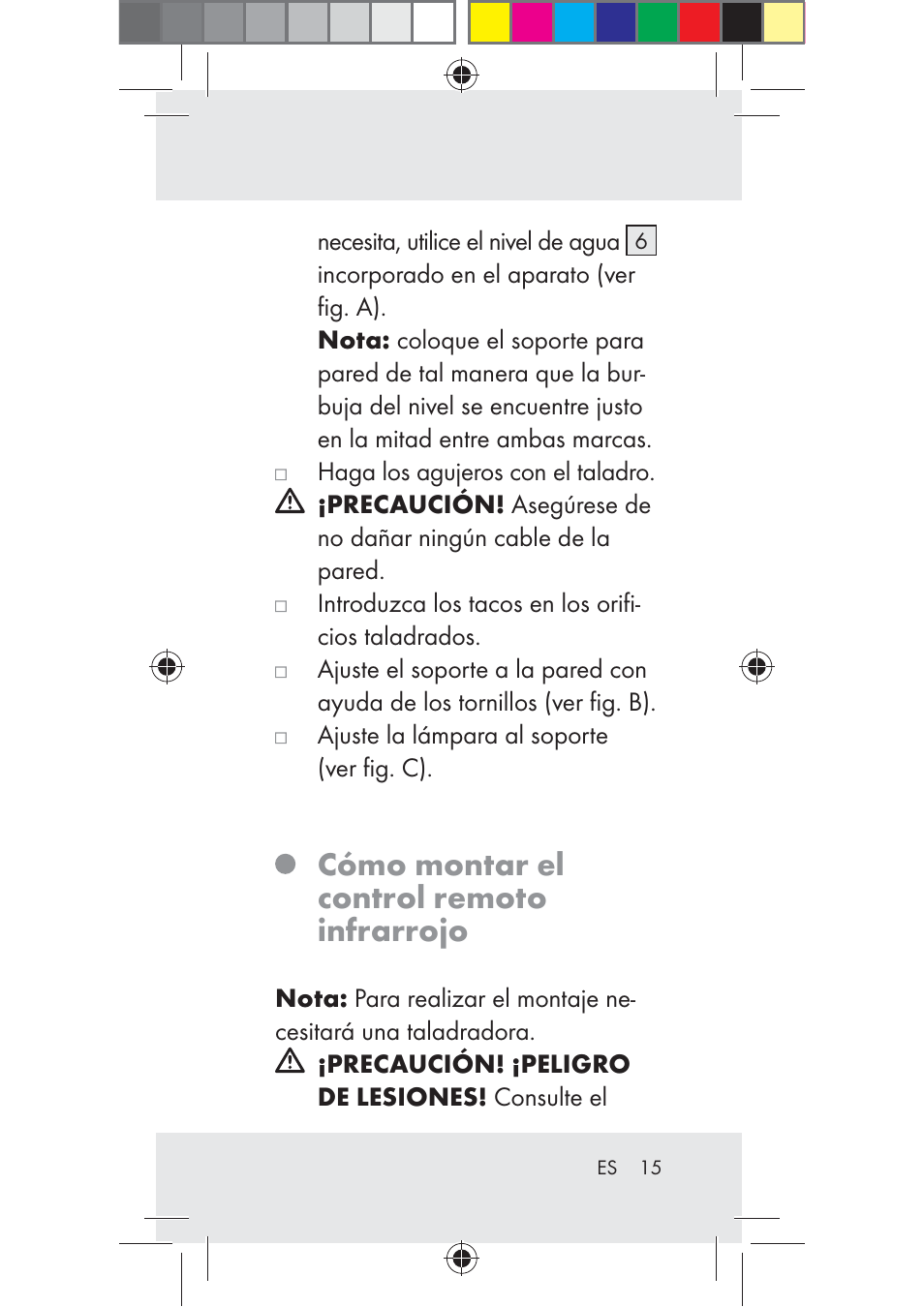 Cómo montar el control remoto infrarrojo | Livarno Z31206A-BS User Manual | Page 15 / 89