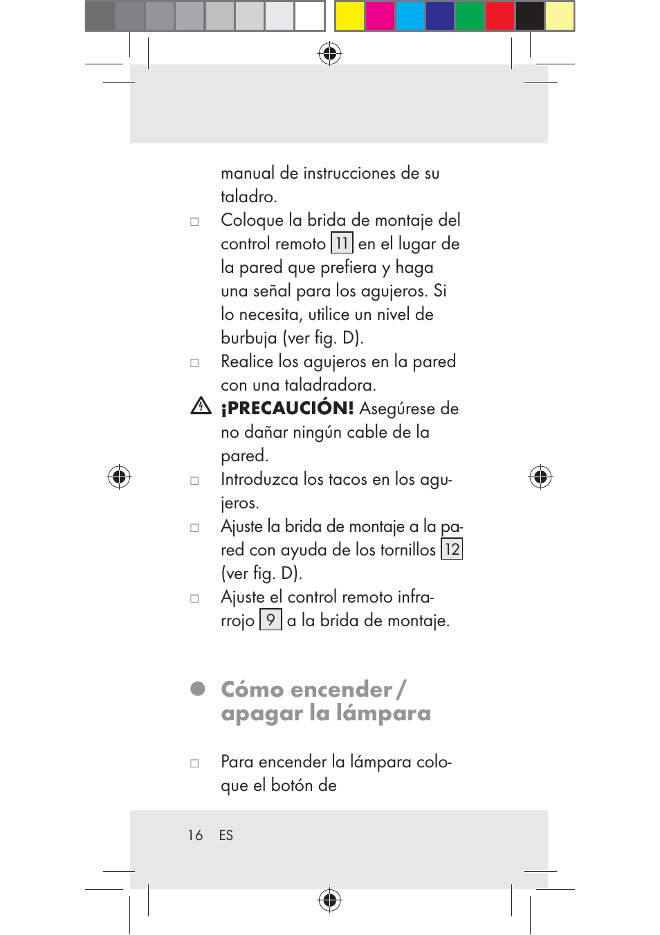 Cómo encender / apagar la lámpara | Livarno Z31206A-BS User Manual | Page 16 / 89