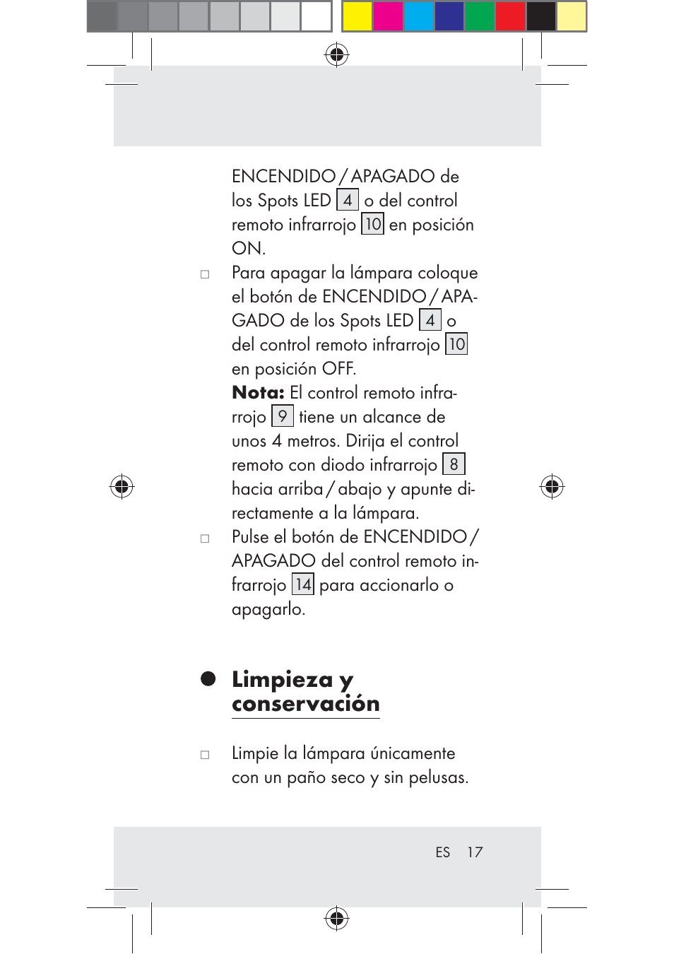 Limpieza y conservación | Livarno Z31206A-BS User Manual | Page 17 / 89
