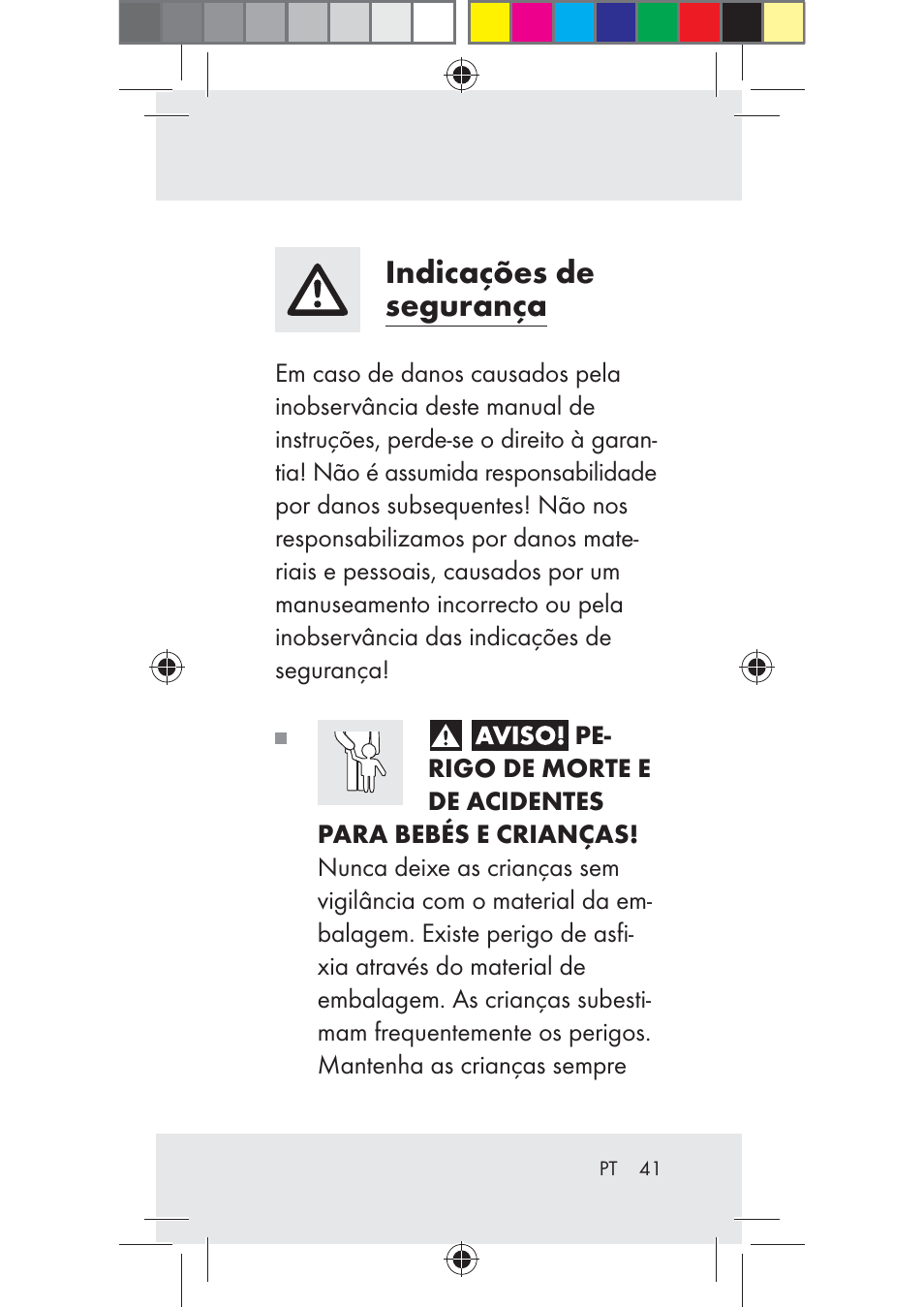 Indicações de segurança | Livarno Z31206A-BS User Manual | Page 41 / 89