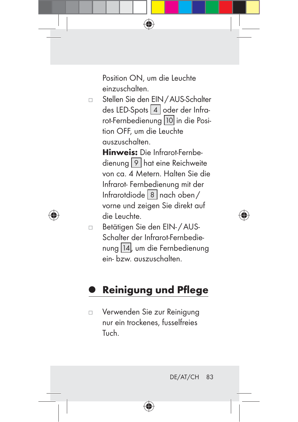 Reinigung und pﬂege | Livarno Z31206A-BS User Manual | Page 83 / 89