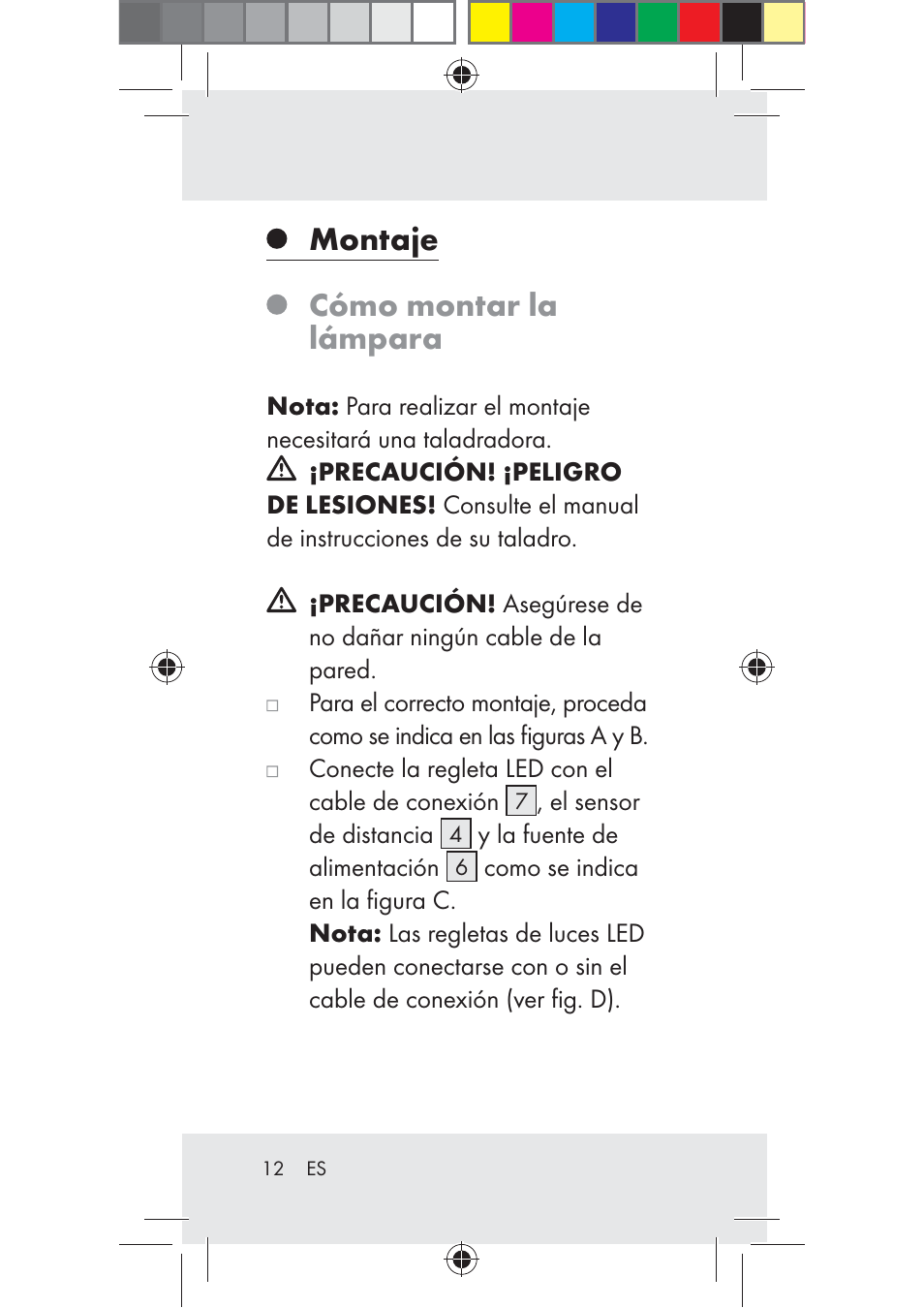 Montaje cómo montar la lámpara | Livarno Z31206B-BS User Manual | Page 12 / 74