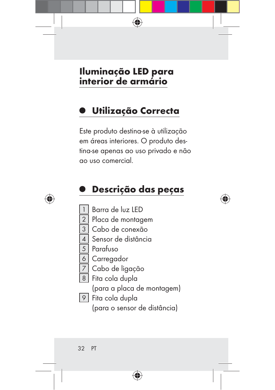 Descrição das peças | Livarno Z31206B-BS User Manual | Page 32 / 74