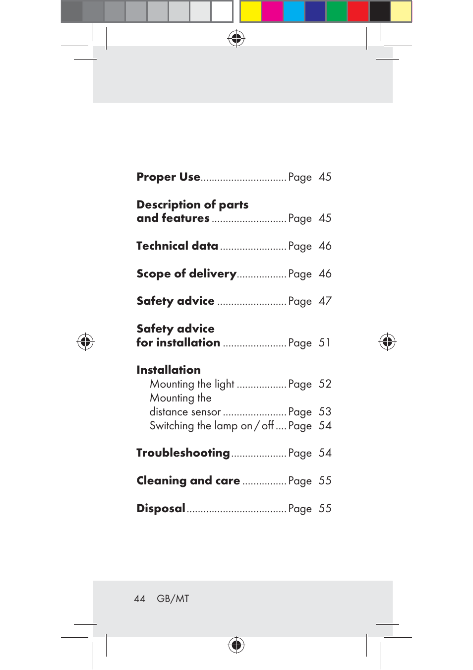 Livarno Z31206B-BS User Manual | Page 44 / 74