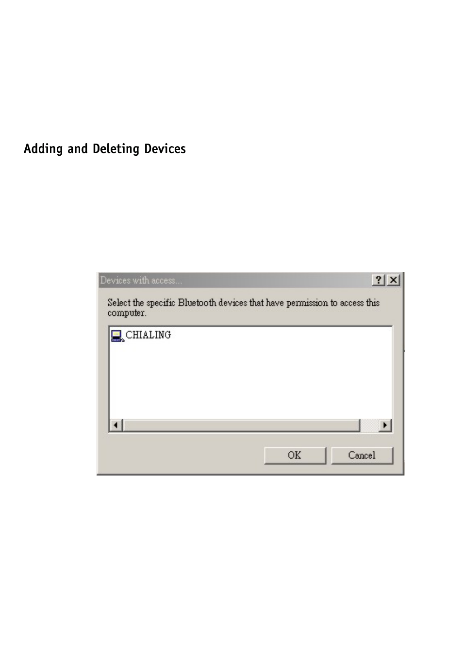 Adding and deleting devices | D-Link DBT-120 User Manual | Page 32 / 61