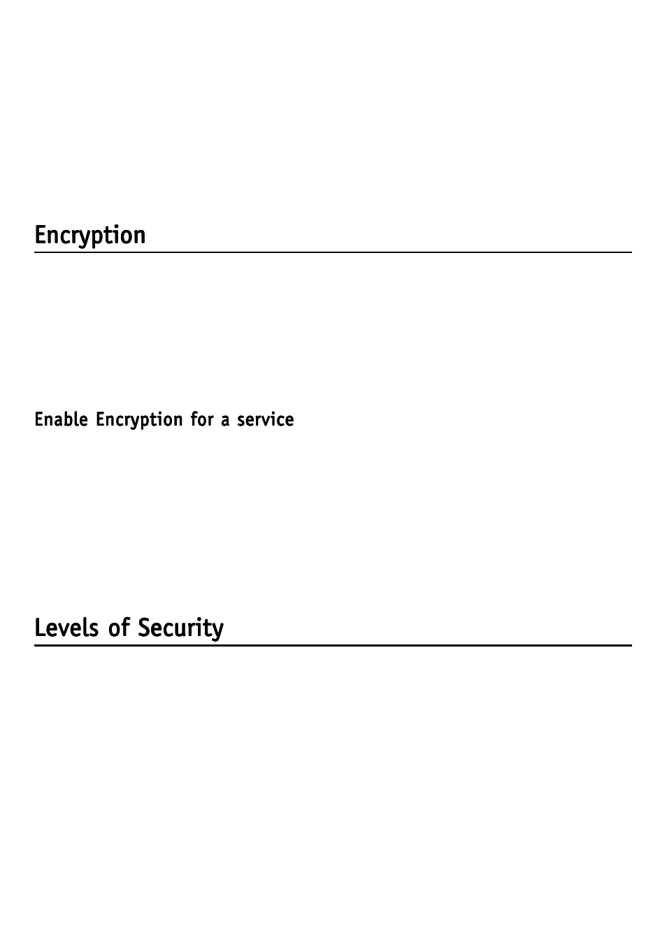 Encryption, Levels of security | D-Link DBT-120 User Manual | Page 52 / 61