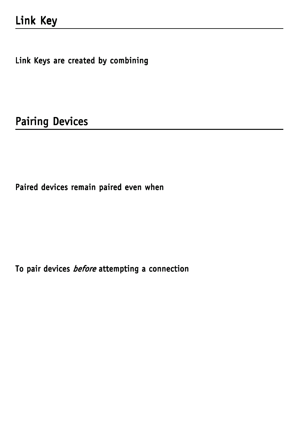 Link key, Pairing devices | D-Link DBT-120 User Manual | Page 53 / 61