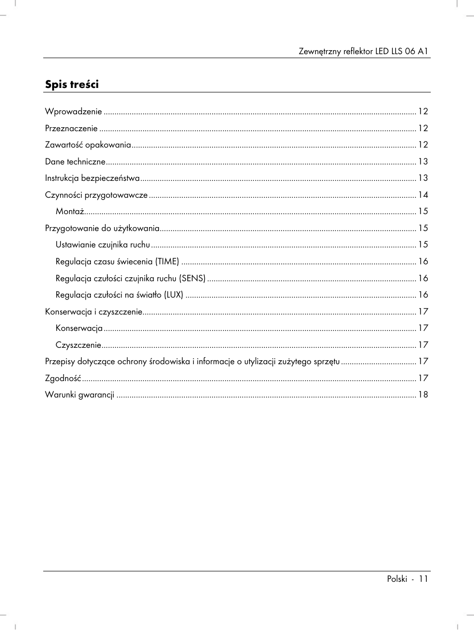 Livarno LLS 06 A1 User Manual | Page 13 / 40