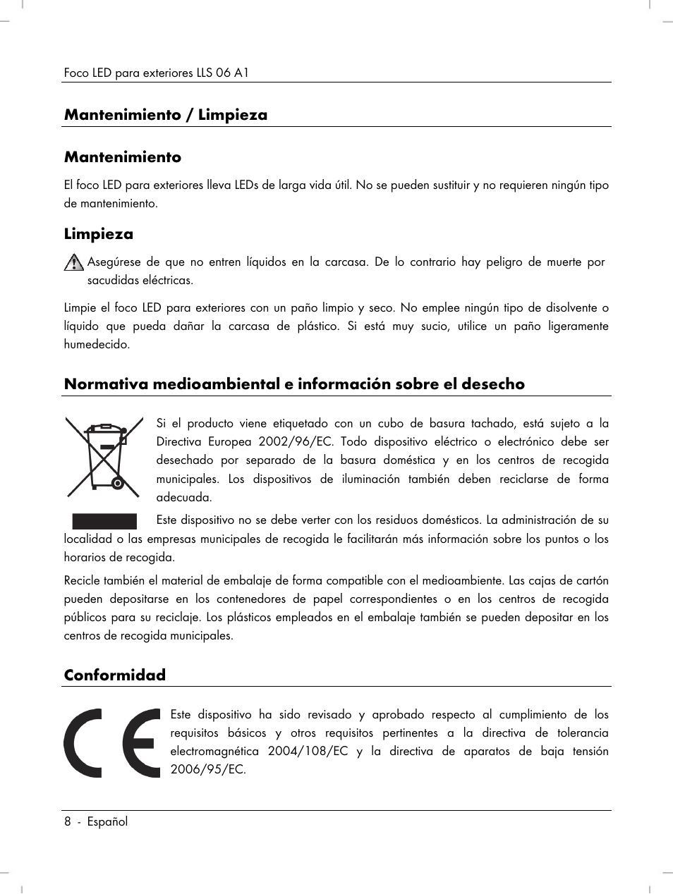 Livarno LLS 06 A1 User Manual | Page 10 / 50