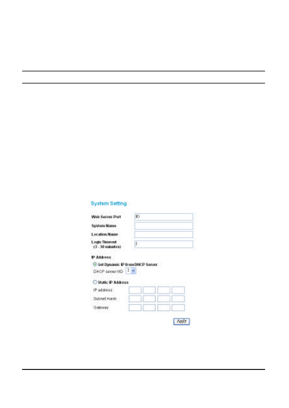 System setting | D-Link DES-1526 User Manual | Page 60 / 93