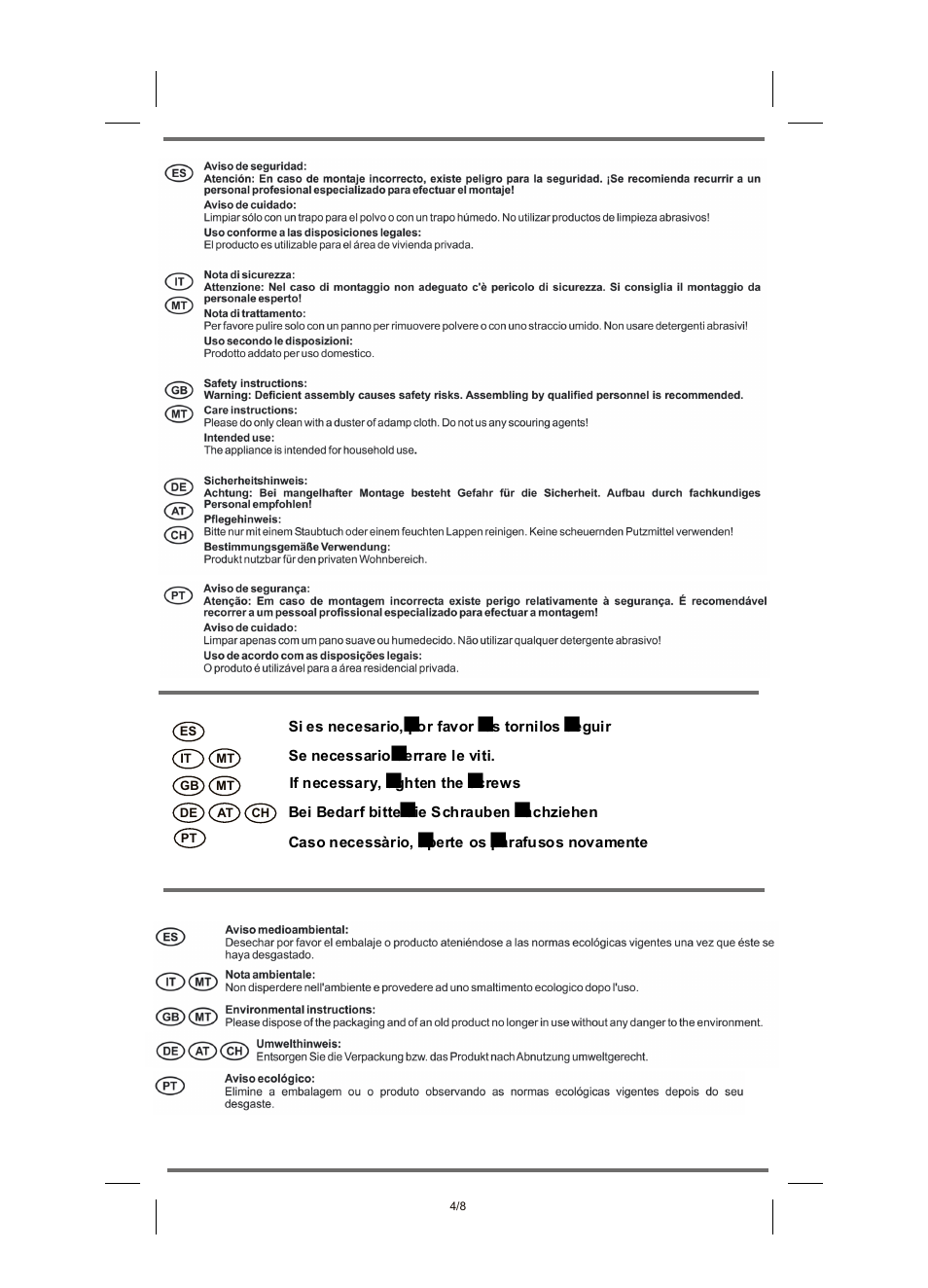 Livarno WOODEN CHEST User Manual | Page 4 / 8