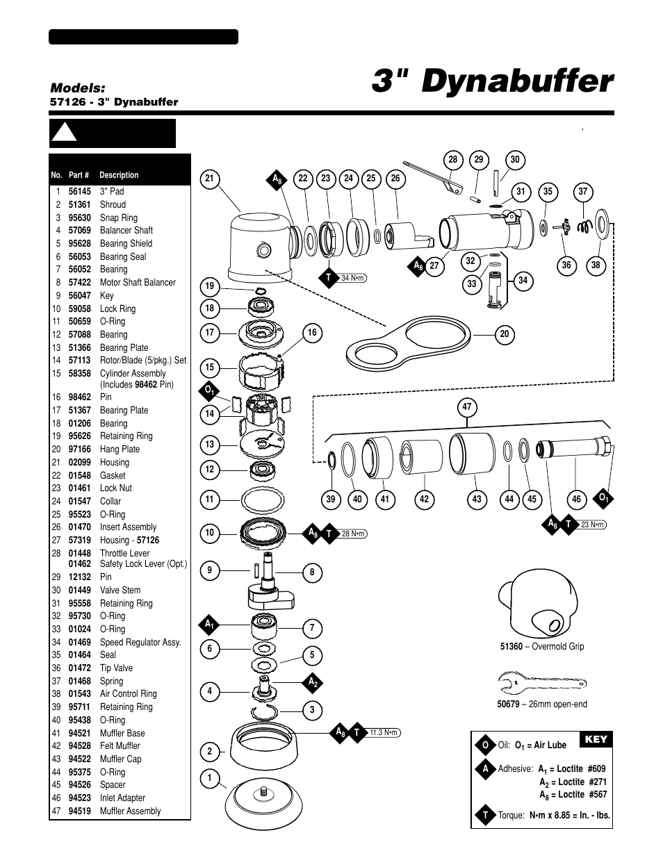 Dynabrade DYNABUFFER 57126 User Manual | 4 pages