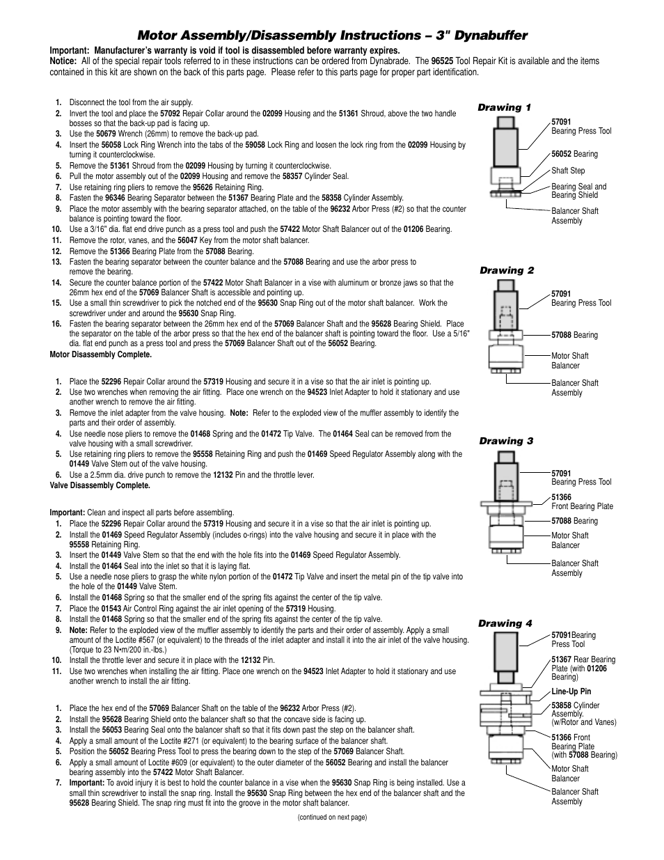 Dynabrade DYNABUFFER 57126 User Manual | Page 3 / 4