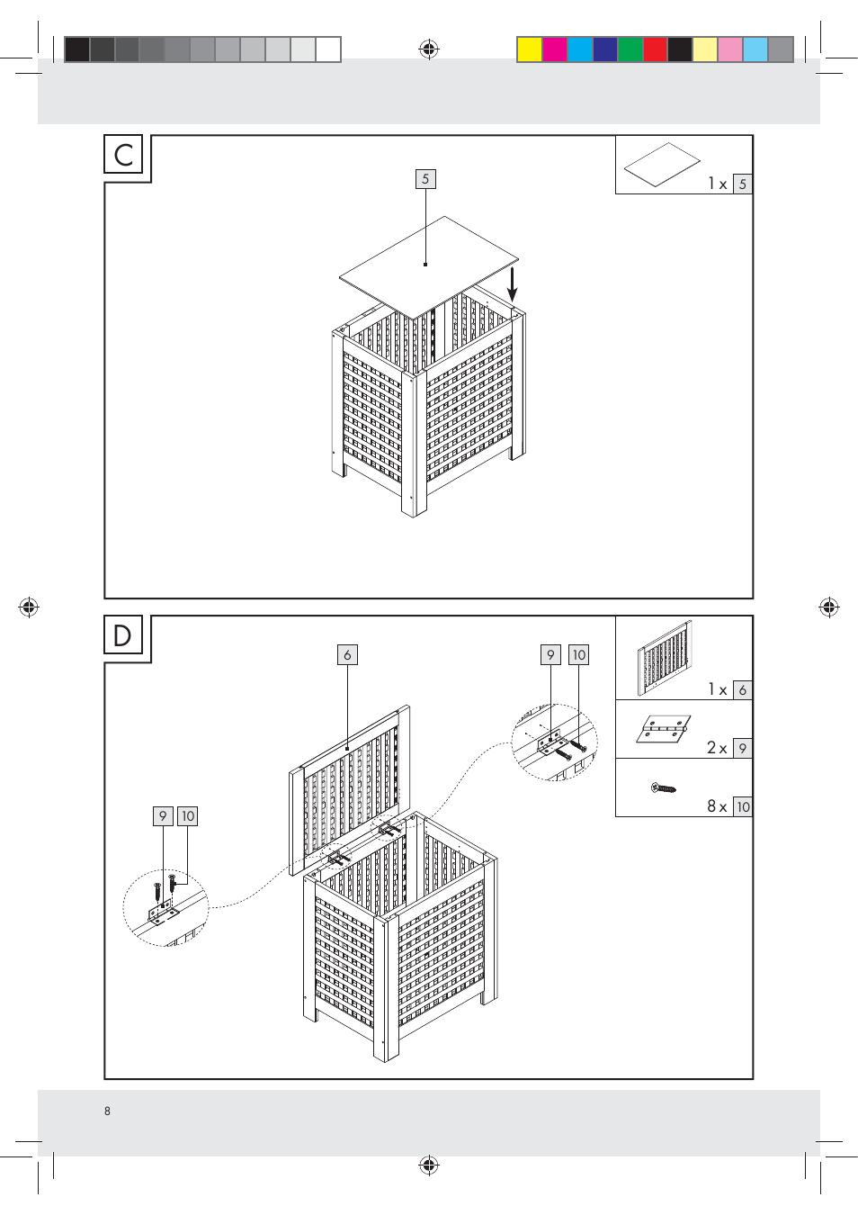 Livarno Z30337 User Manual | Page 8 / 10
