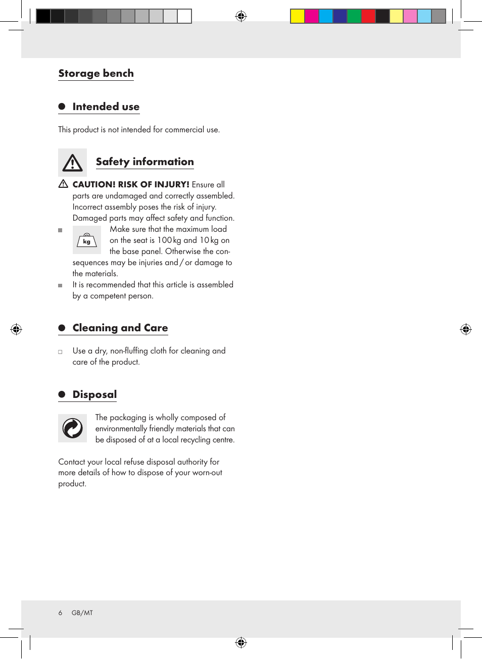 Livarno Z30355 User Manual | Page 6 / 10