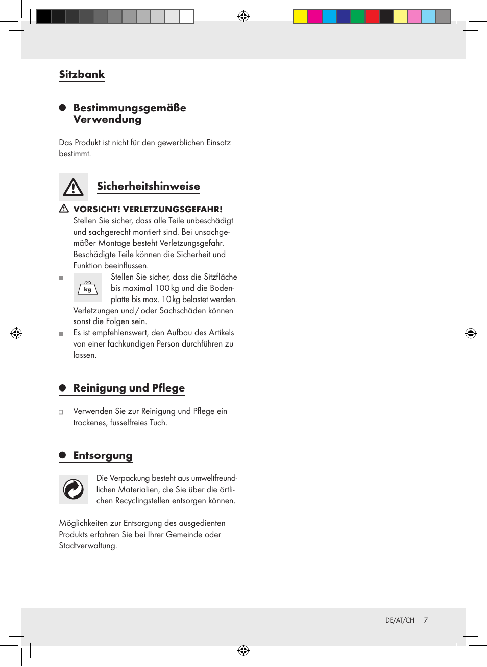 Livarno Z30355 User Manual | Page 7 / 10