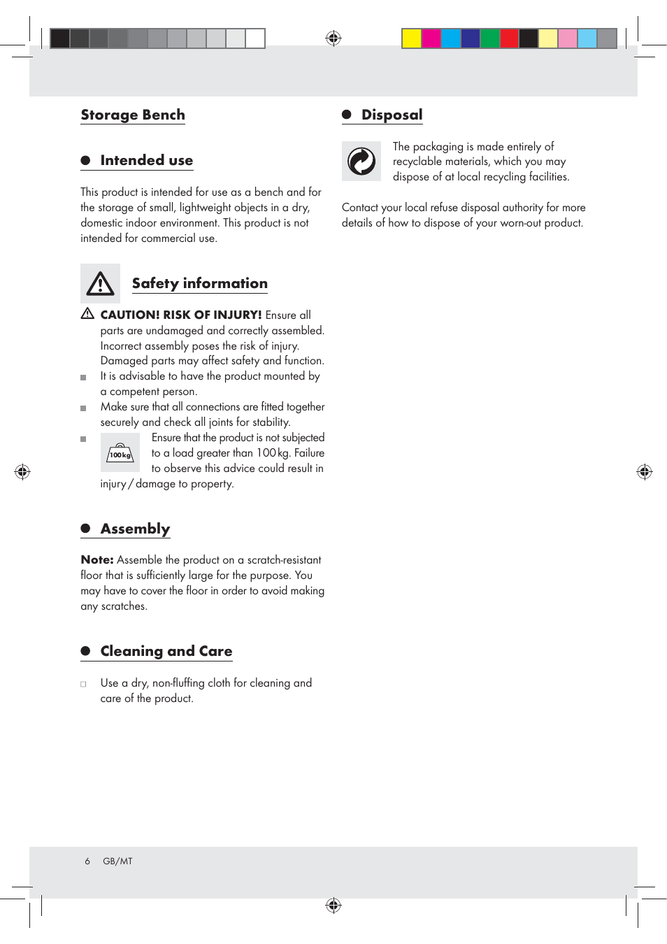 Livarno Z29970 User Manual | Page 6 / 12