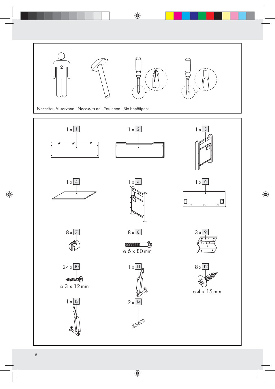 Livarno Z29970 User Manual | Page 8 / 12