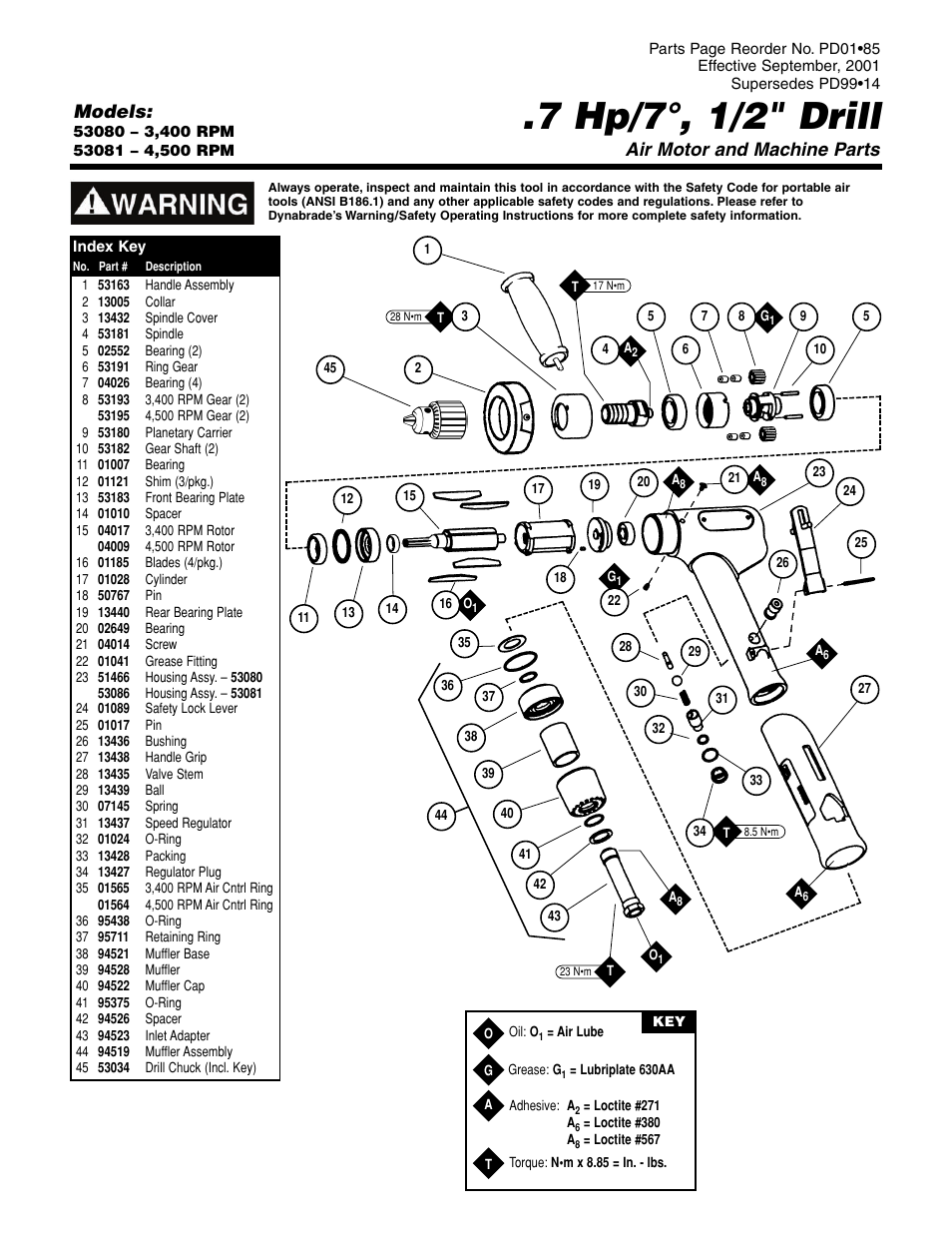 Dynabrade 53080 User Manual | 4 pages