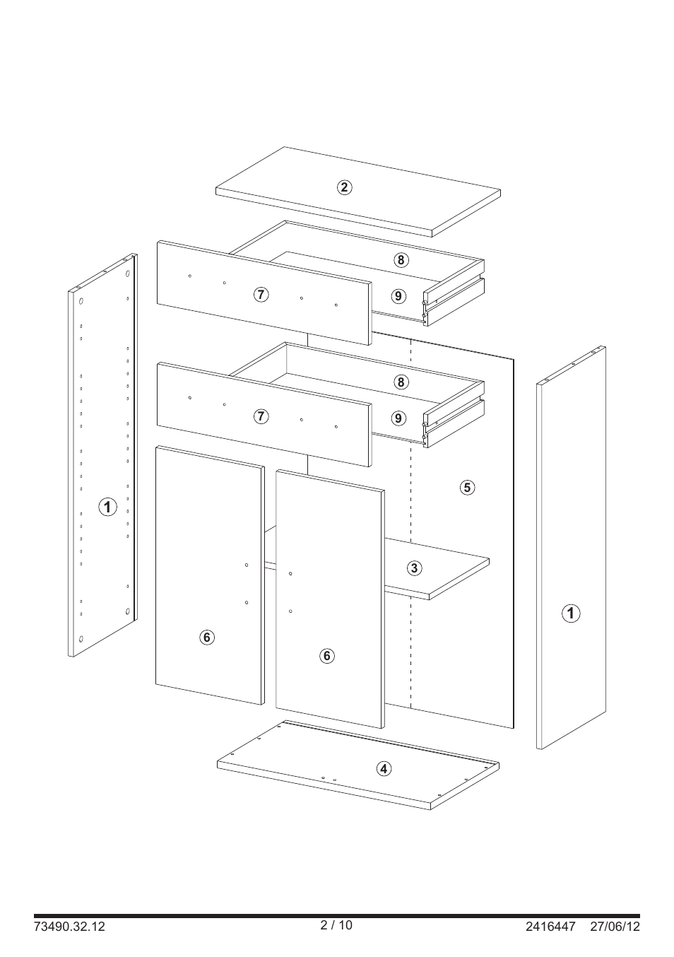 Livarno CABINET User Manual | Page 2 / 10