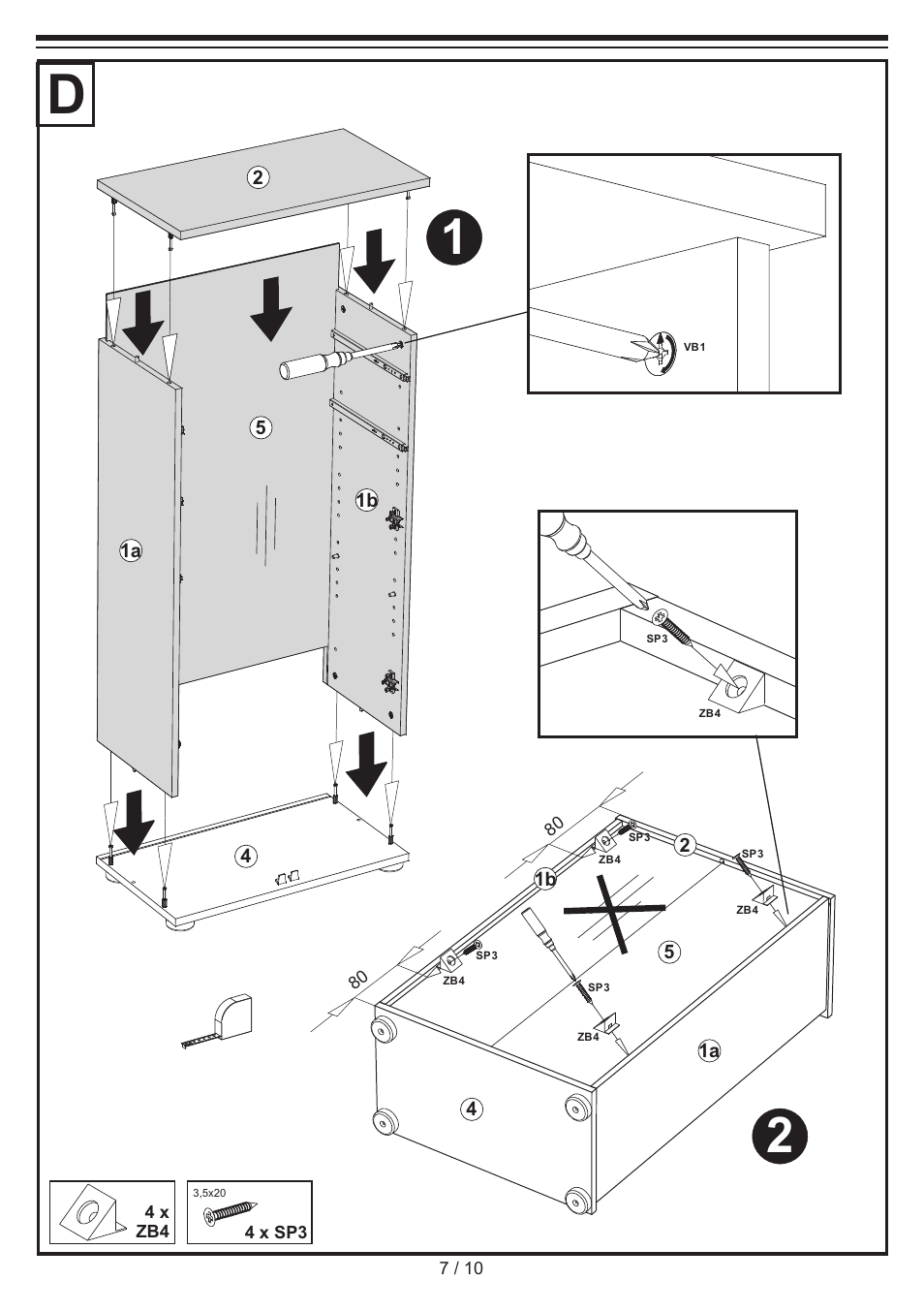 Livarno CABINET User Manual | Page 7 / 10