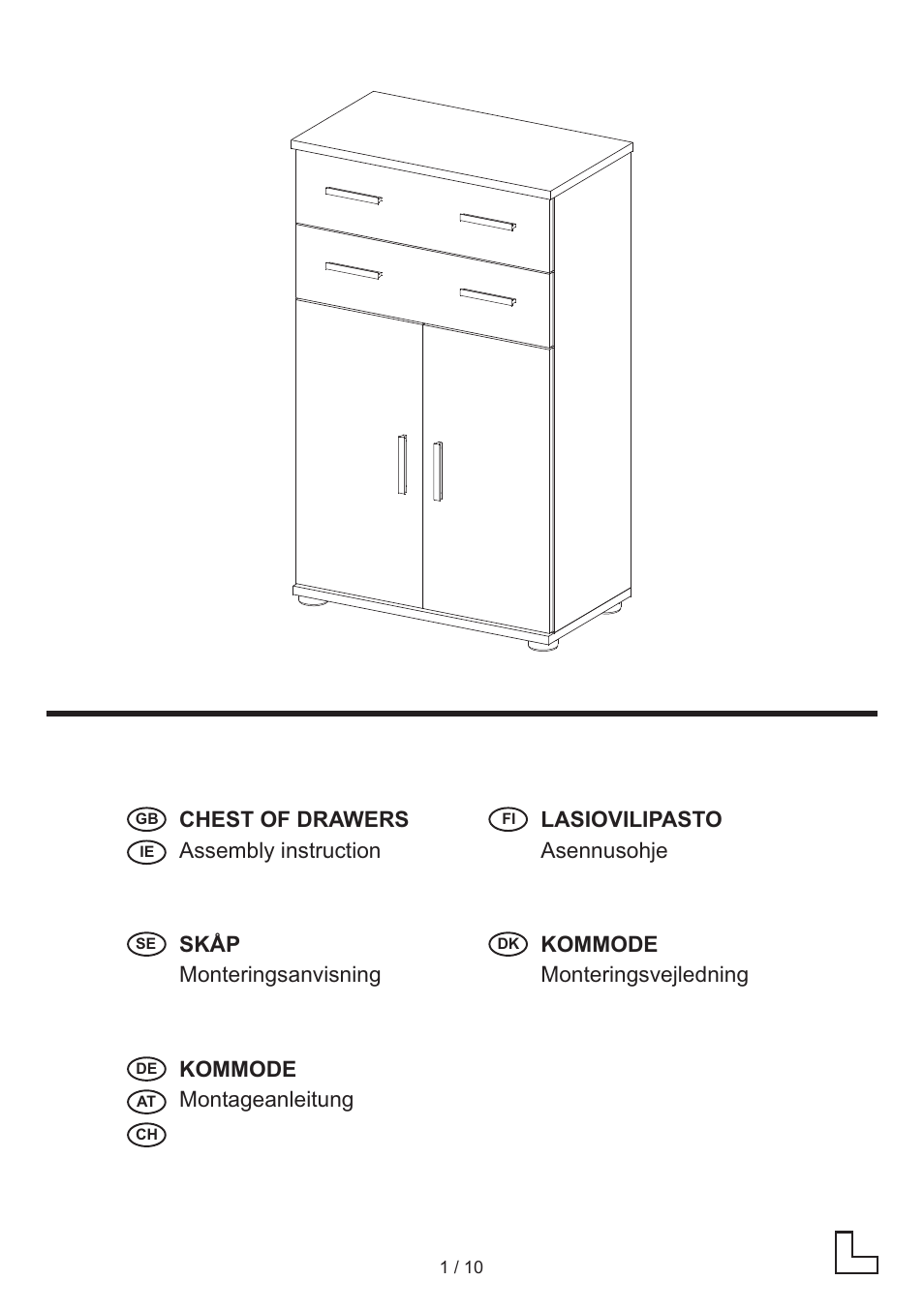 Livarno CABINET User Manual | 10 pages