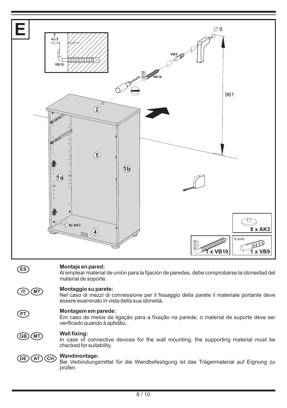 Livarno CABINET User Manual | Page 8 / 10