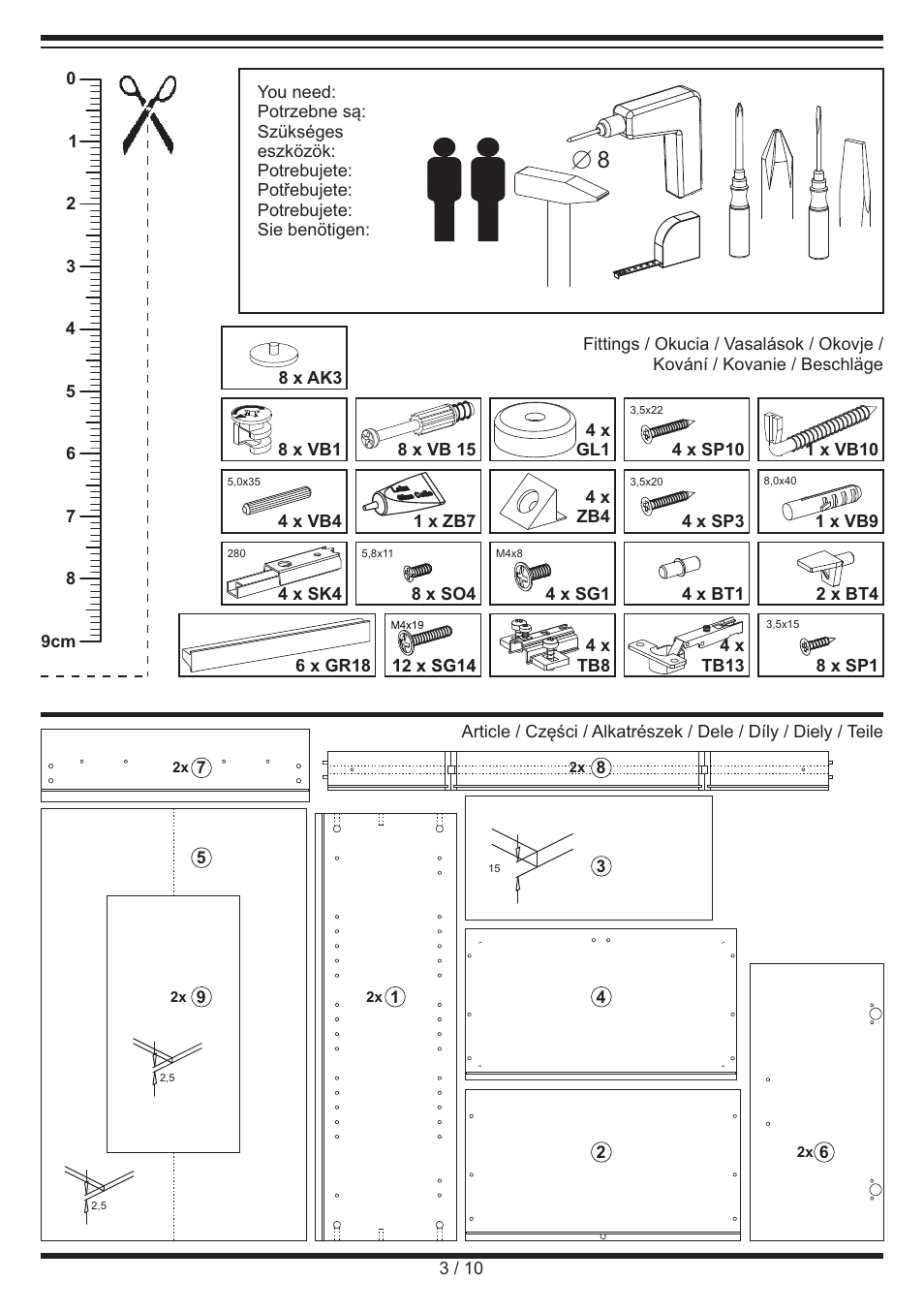 Livarno CABINET User Manual | Page 3 / 10