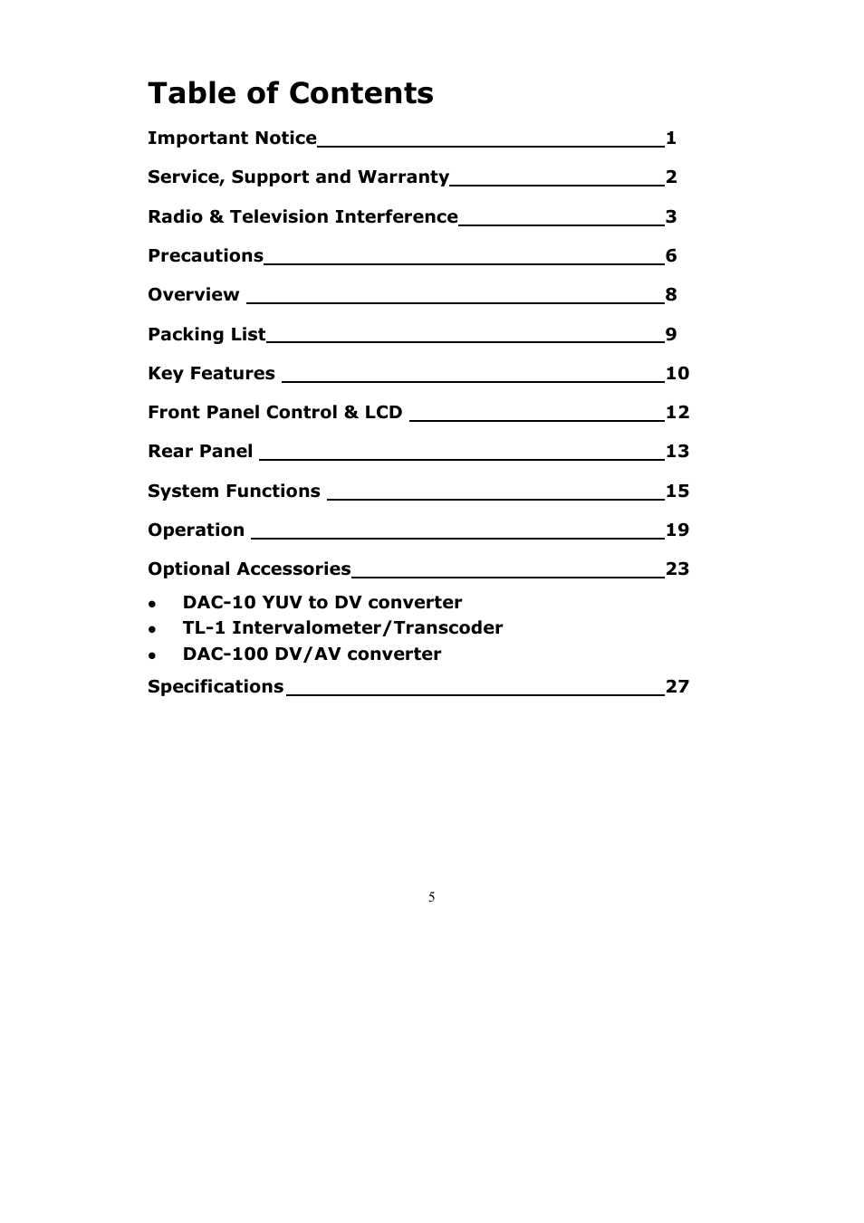 Datavideo DV Bank User Manual | Page 6 / 28