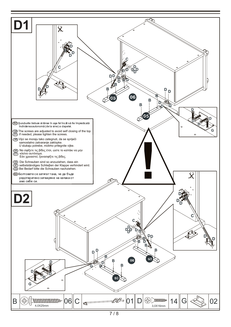 D1 d2, G02 c 01 | Livarno WOODEN CHEST User Manual | Page 7 / 8