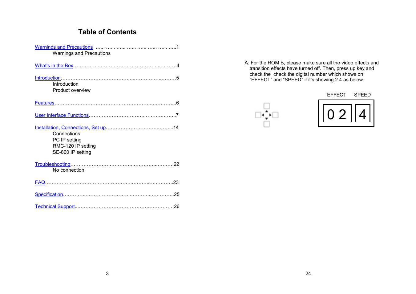 Datavideo RMC-120 User Manual | Page 4 / 14