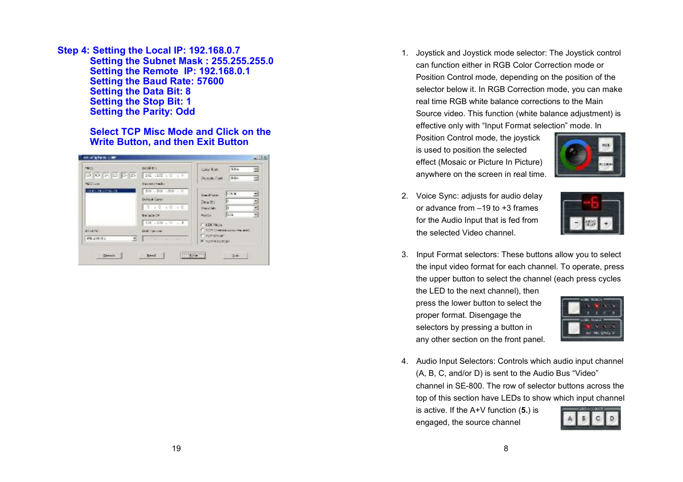 Datavideo RMC-120 User Manual | Page 9 / 14