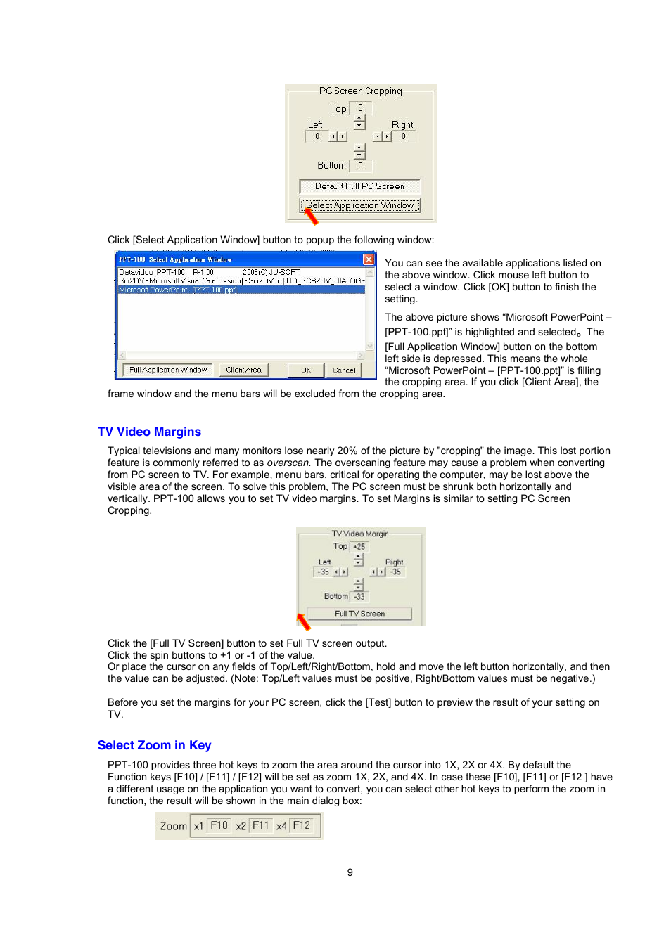 Datavideo PPT-100 User Manual | Page 10 / 15