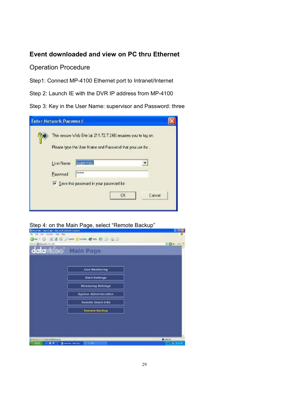 Datavideo MP-4100 User Manual | Page 30 / 46