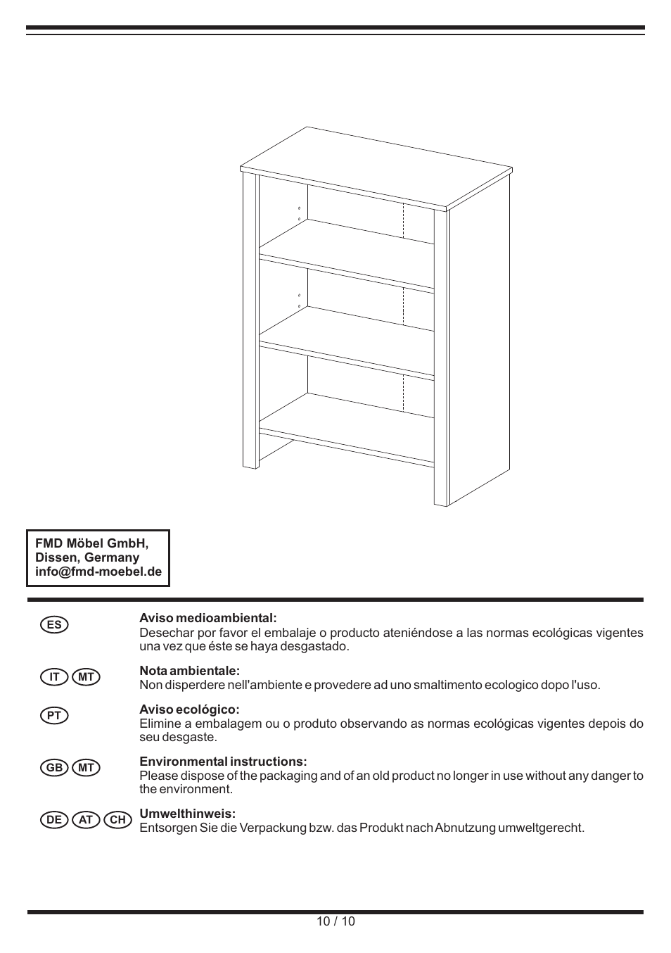 Livarno SHELVING UNIT User Manual | Page 10 / 10