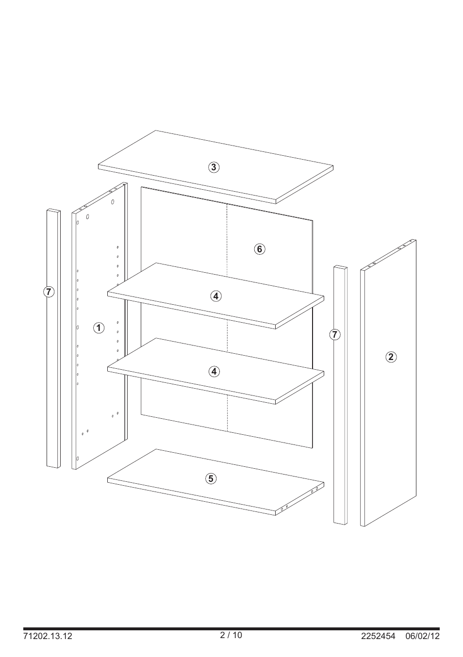 Livarno SHELVING UNIT User Manual | Page 2 / 10