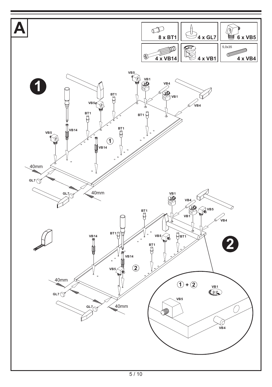 Livarno SHELVING UNIT User Manual | Page 5 / 10