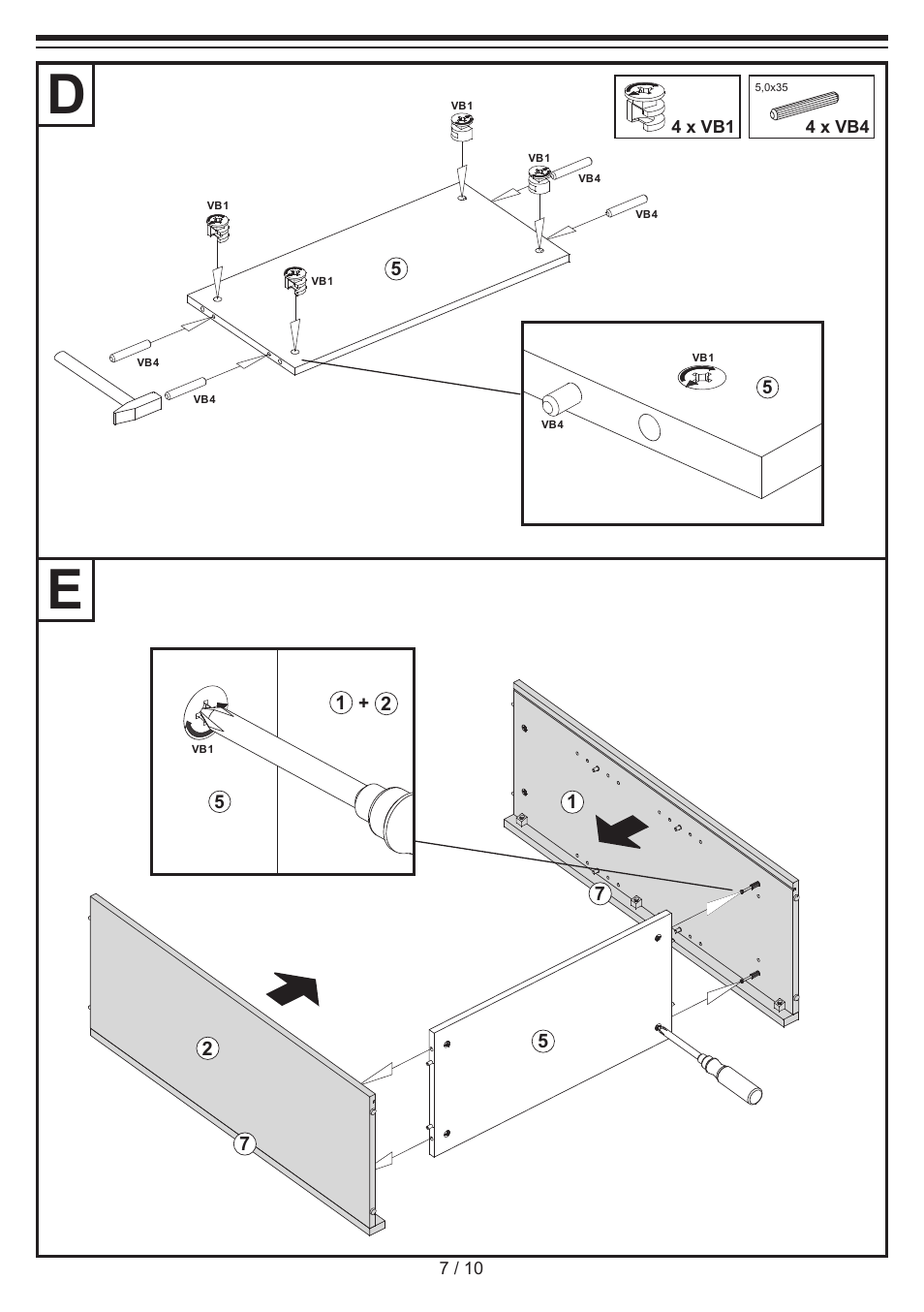 Livarno SHELVING UNIT User Manual | Page 7 / 10