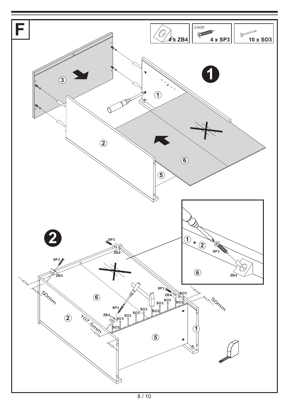 Livarno SHELVING UNIT User Manual | Page 8 / 10