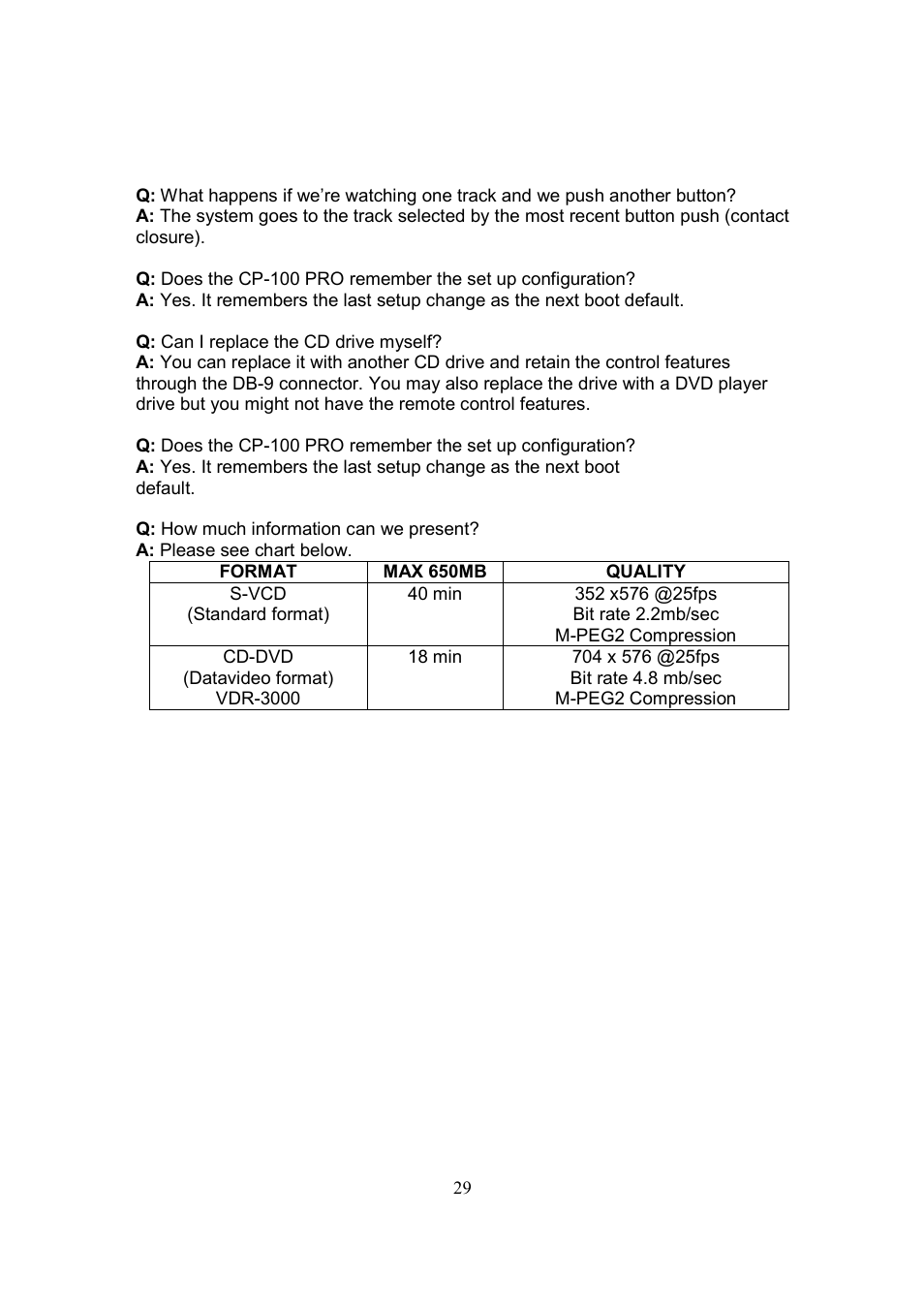 Datavideo CP-100 PRO User Manual | Page 30 / 30