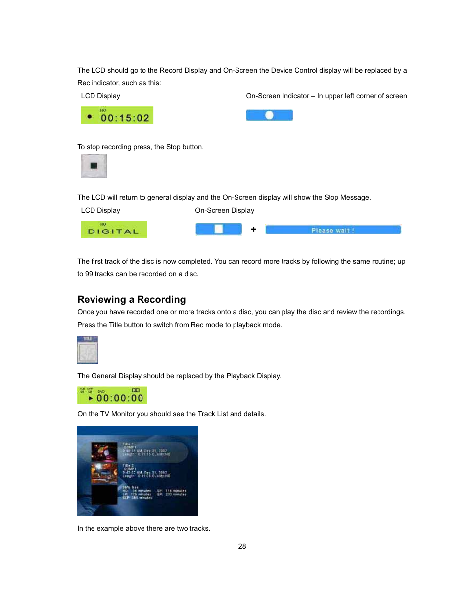 Reviewing a recording | Datavideo MP-6000 Mk2 User Manual | Page 29 / 49