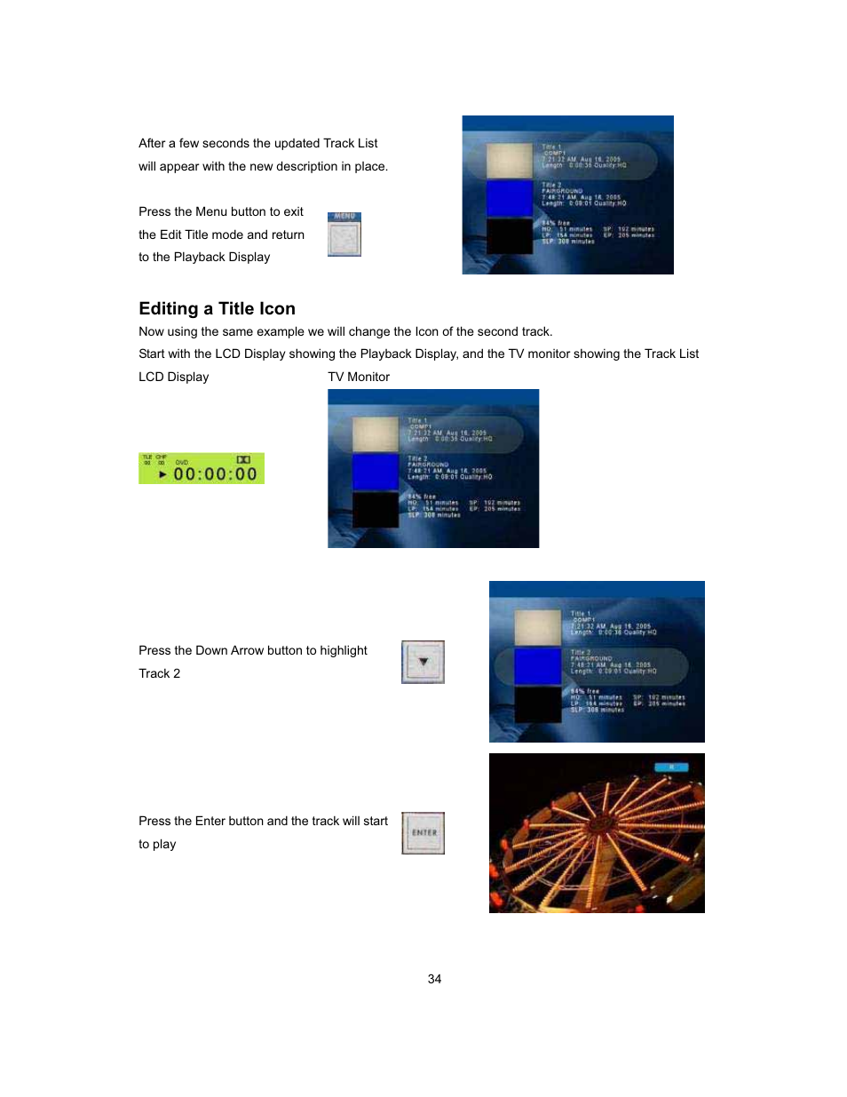 Editing a title icon | Datavideo MP-6000 Mk2 User Manual | Page 35 / 49