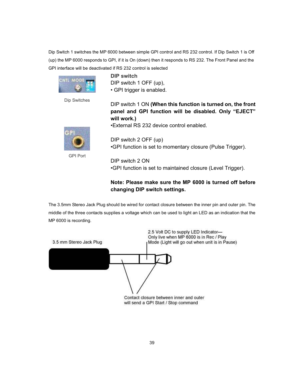 Datavideo MP-6000 Mk2 User Manual | Page 40 / 49