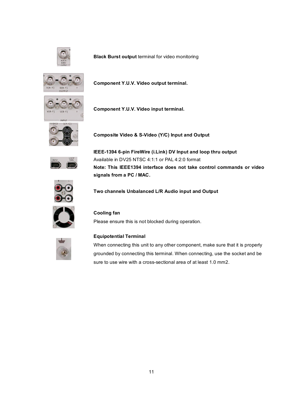 Datavideo MP6000MD User Manual | Page 12 / 49