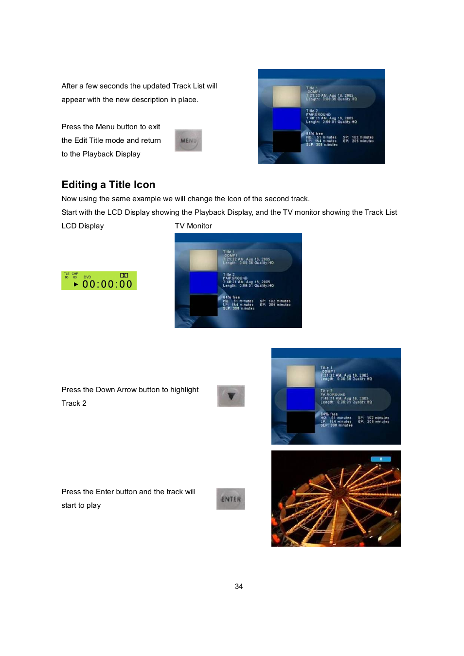 Editing a title icon | Datavideo MP6000MD User Manual | Page 35 / 49