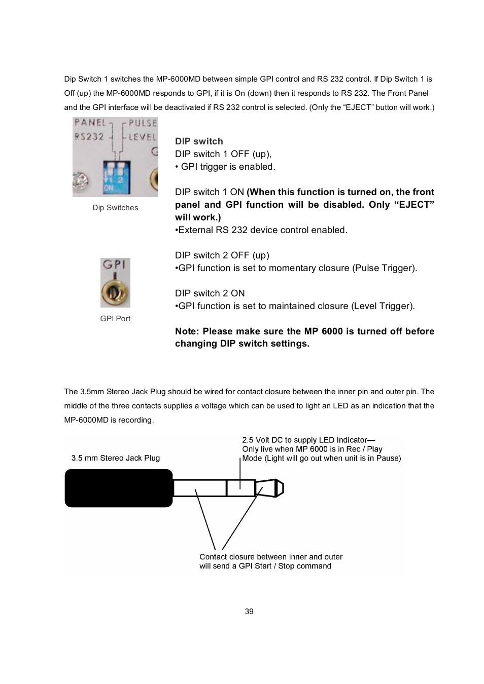 Datavideo MP6000MD User Manual | Page 40 / 49