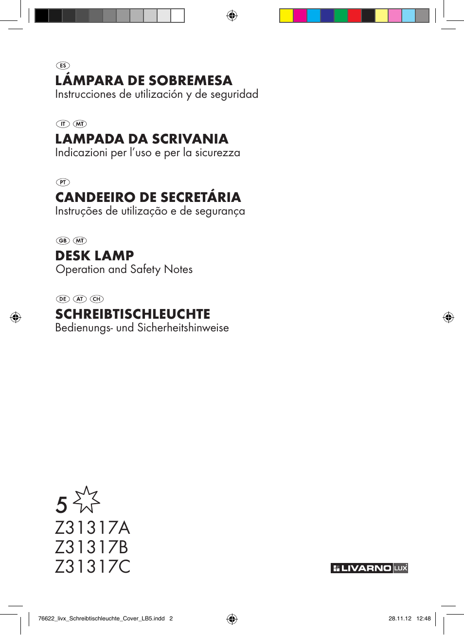 Livarno Z31317A-BS / Z31317B-BS / Z31317C-BS User Manual | 24 pages