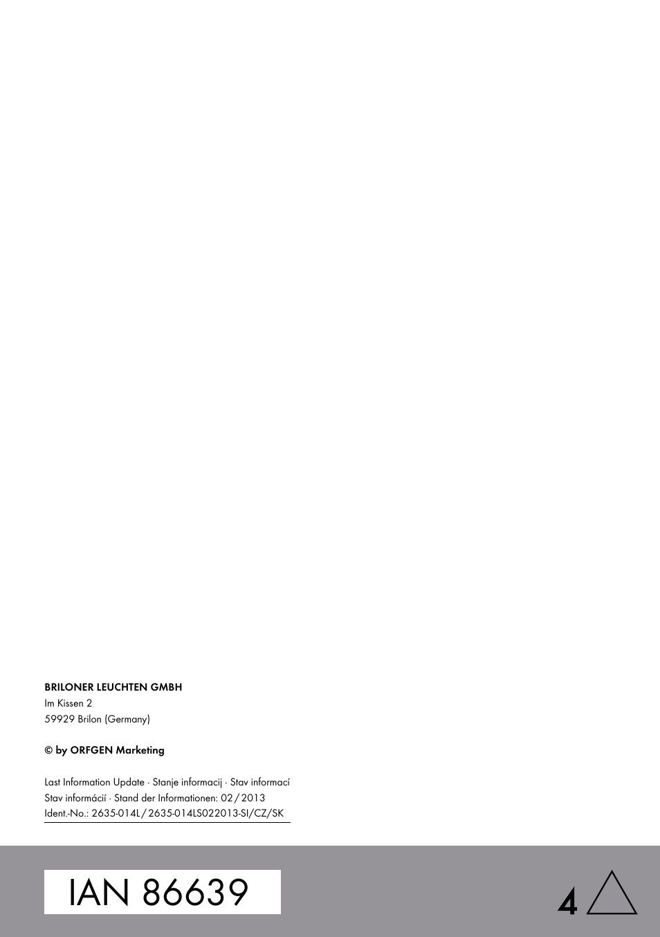 Livarno LED SPOTLIGHT User Manual | Page 25 / 25